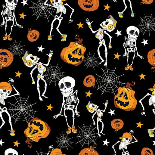 Spooky Ooky Skeletons WAFFLE
