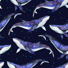 Load image into Gallery viewer, Galactic Whales VISCOSE LINEN
