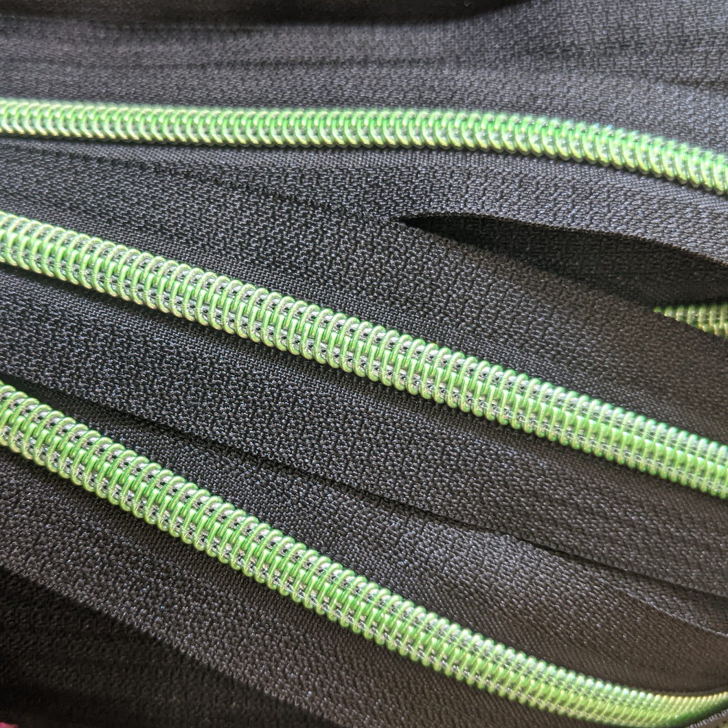 Lime Green Zipper Tape