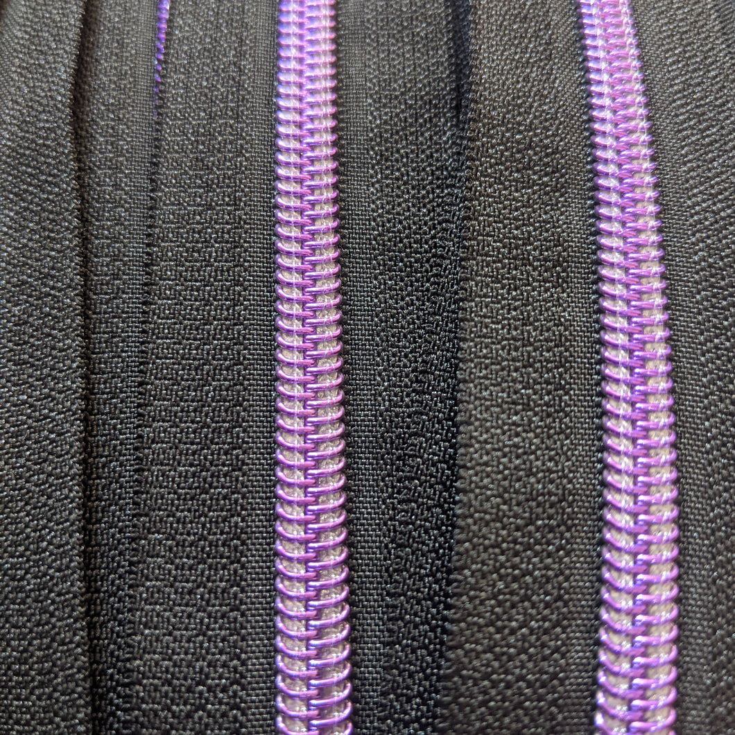 Purple Zipper Tape