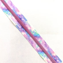 Load image into Gallery viewer, Pink Galaxy Zipper Tape
