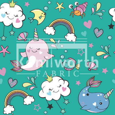 Magical Narwhal DOUBLE GAUZE