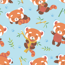 Load image into Gallery viewer, Red Pandas BAMBOO FRENCH TERRY
