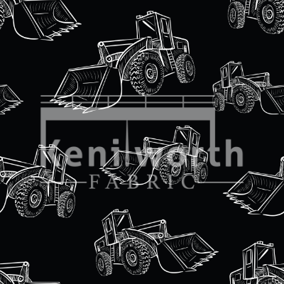 Tractors Sketch COTTON LYCRA