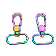 Load image into Gallery viewer, Swivel Snap Hooks (Set of 2) 1 INCH RAINBOW
